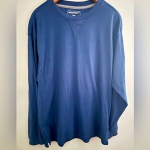 Architect Men’s Navy Long Sleeve Crewneck Tee Size L